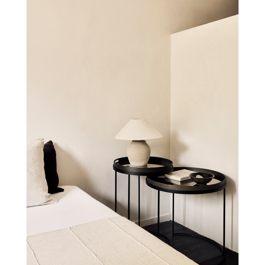 ENSEMBLE DE TABLES D'APPOINT TRAY - RONDES