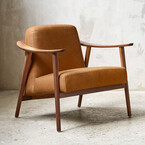 FAUTEUIL BALTIC NOYER par Gus* Modern