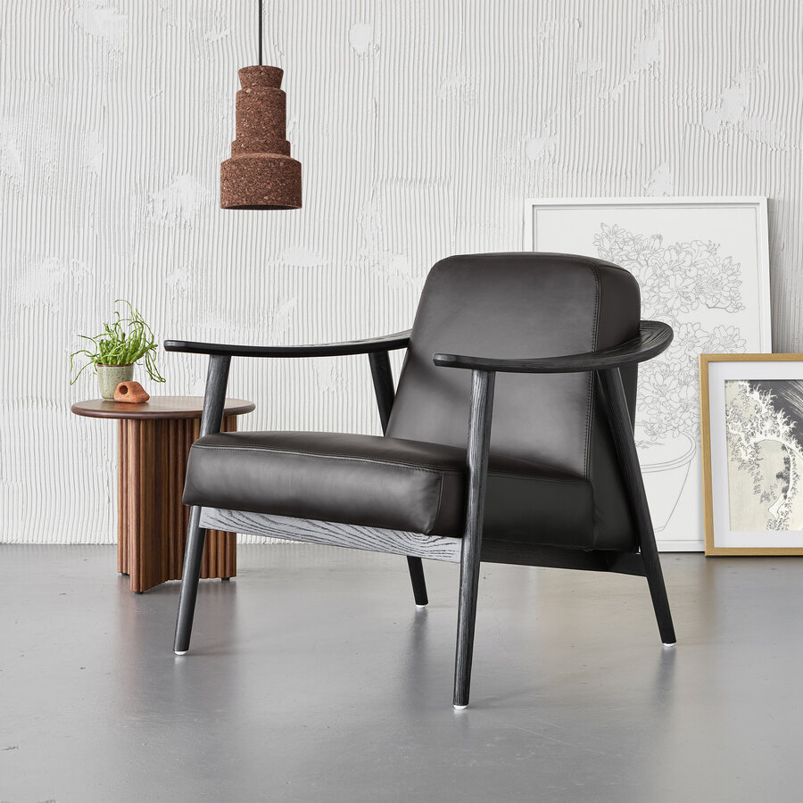 BALTIC ARMCHAIR BLACK ASH by Gus* Modern