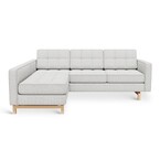JANE 2 LOFT BI-SECTIONNAL SOFA - NATURAL
