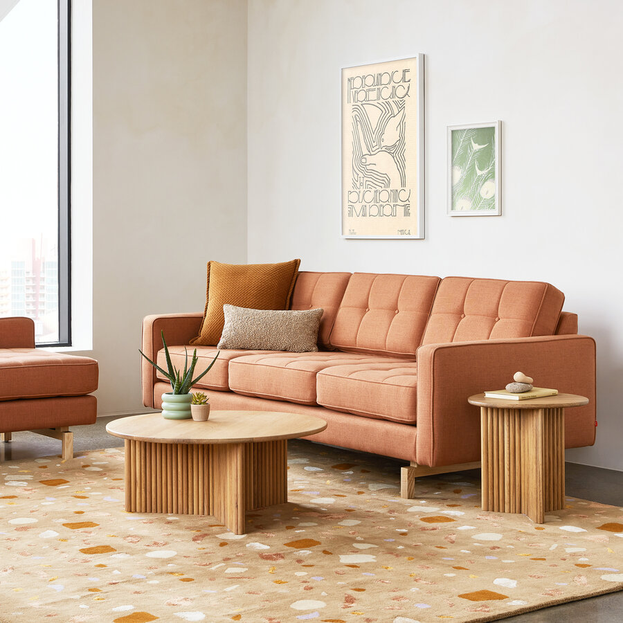 JANE SOFA 2 LOFT NATURAL by Gus* Modern