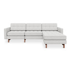 Bi-sectionnel Jane 2 et base noyer par Gus* Modern
