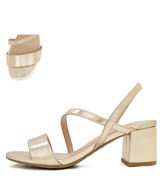 Sandales Argentées DEB Avec Cristaux - Taille 8 Femme, Occasion