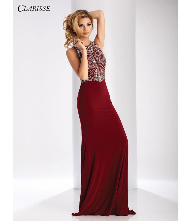 3075 Robe droite avec pierres