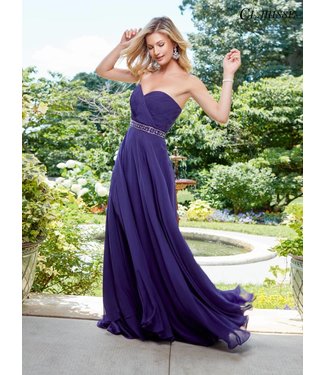 3428 Robe bustier et jupe fluide