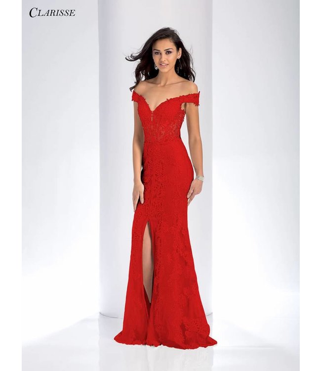 4969 Robe ajustée en dentelle