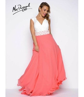 Mac Duggal 77171 Robe fluide et haut en dentelle