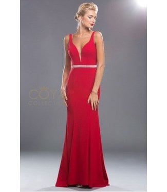 CL1795 Robe droite avec décolleté