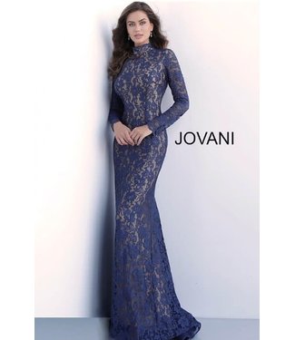 Jovani 63209 Robe ajustée à manches longues