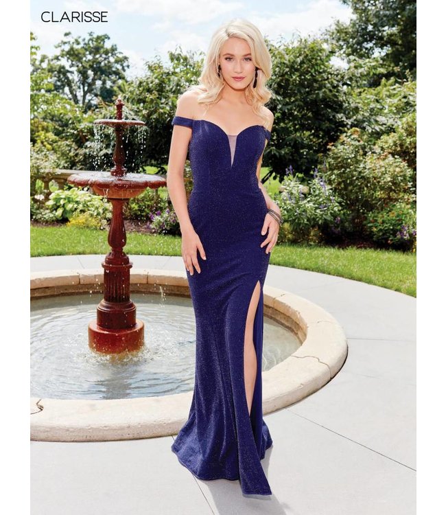 3817 Robe ajustée scintillante