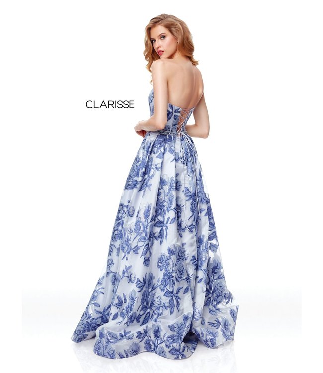 3702 Robe bustier coupe en A