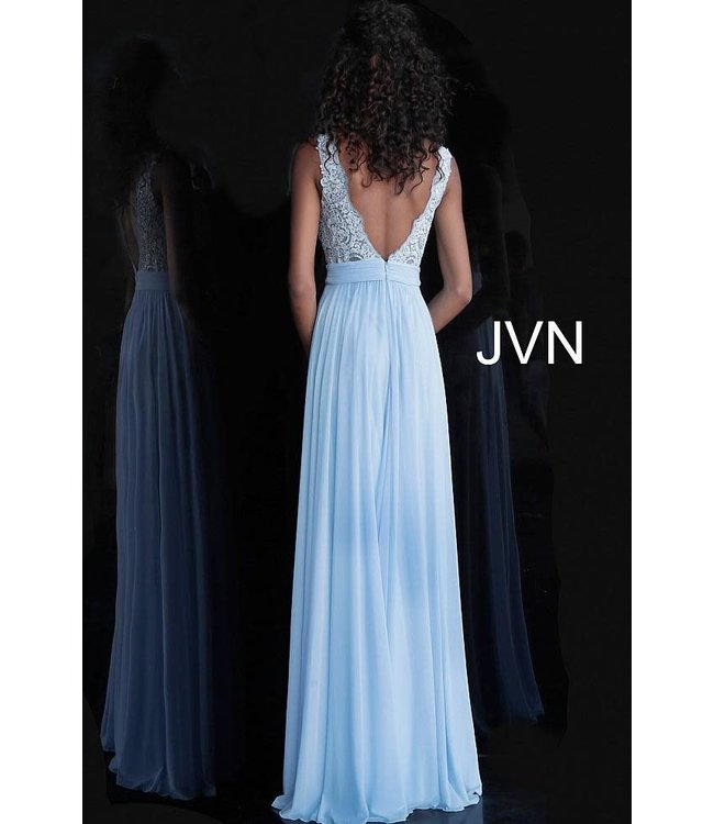 67724 Robe fluide à haut en dentelle