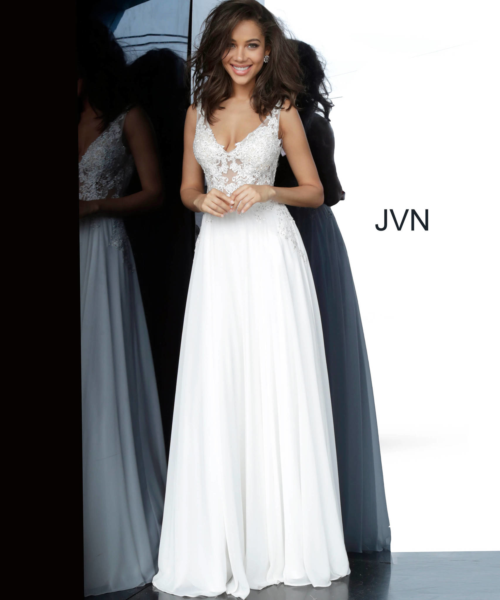 robe fluide dentelle