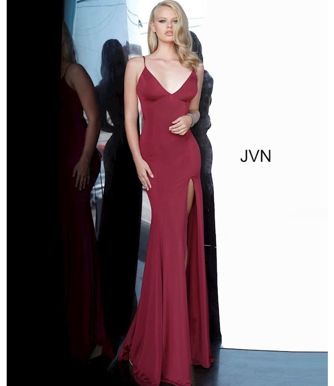 02071 Robe ajustée à dos lacé