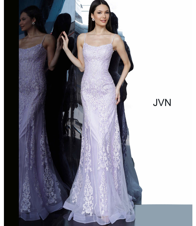 * EX * 02012 Robe ajustée en dentelle