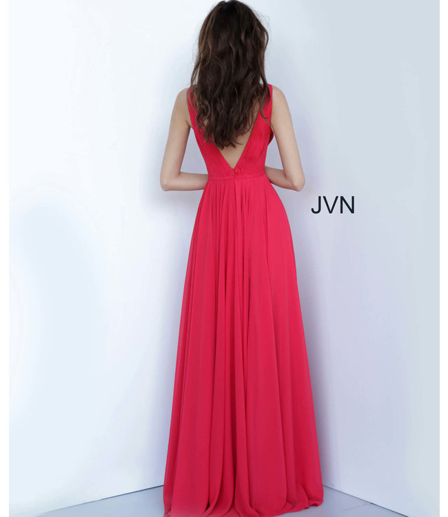 65014 Robe fluide à décolleté plongeant