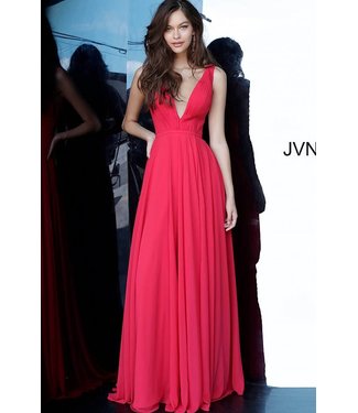 65014 Robe fluide à décolleté plongeant