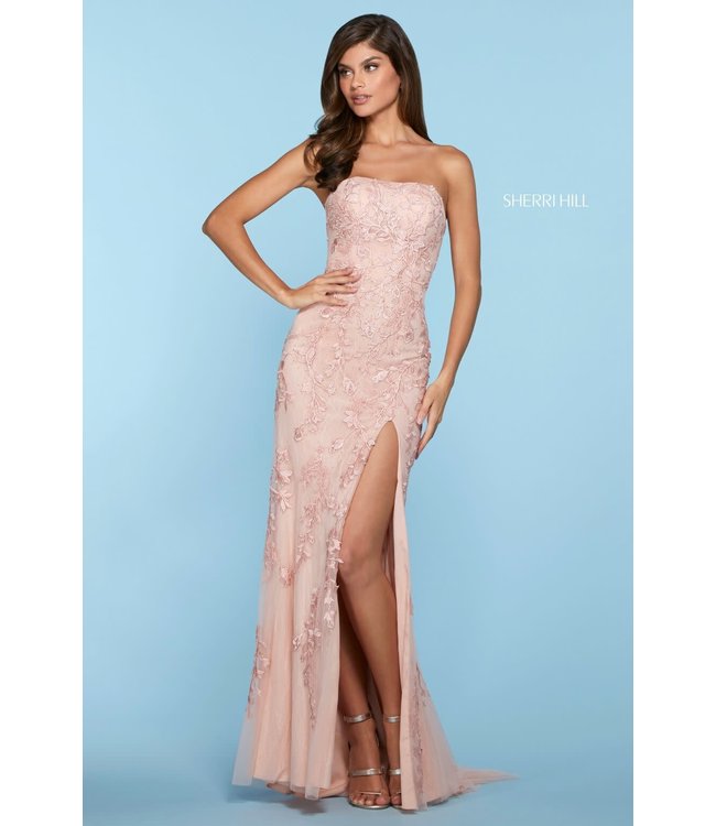 53345 Robe brodée bustier