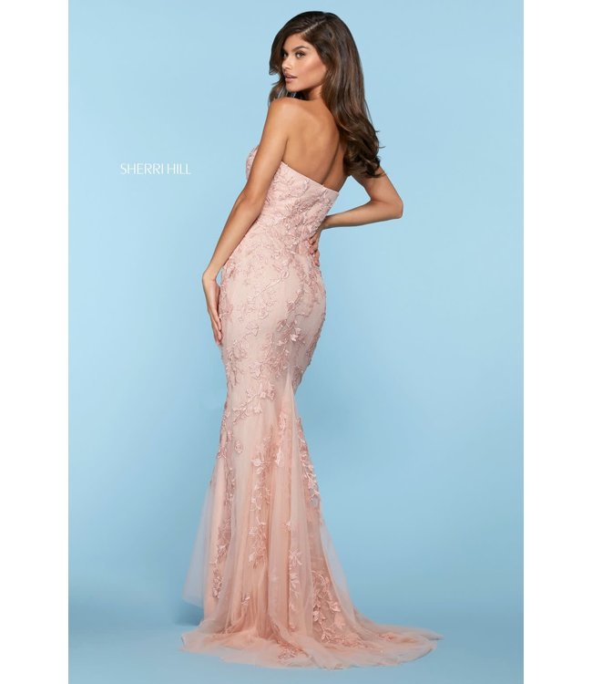 53345 Robe brodée bustier