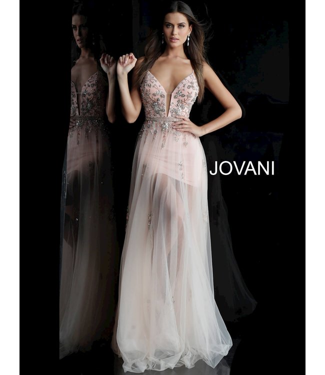 55621 Robe coupe en A à appliques florales