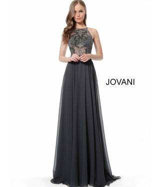 62391 Robe coupe en A à col montant