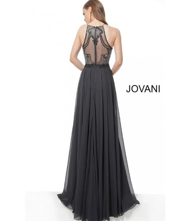 62391 Robe coupe en A à col montant