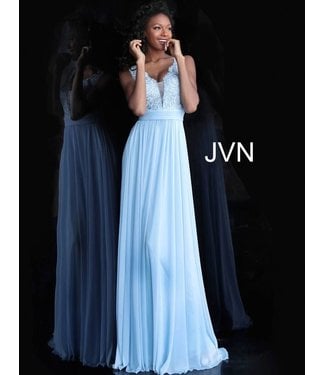 67724 Robe fluide à haut en dentelle