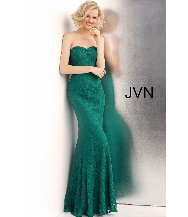 62712 Robe bustier ajustée en dentelle