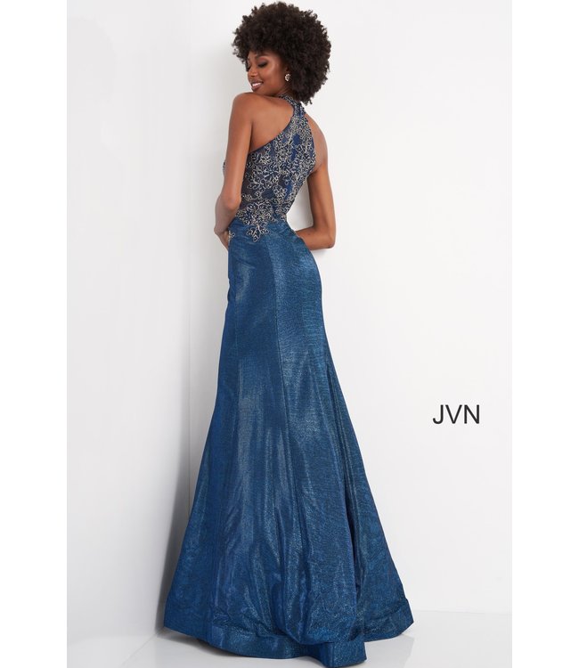 02746 Robe scintillante avec broderie or