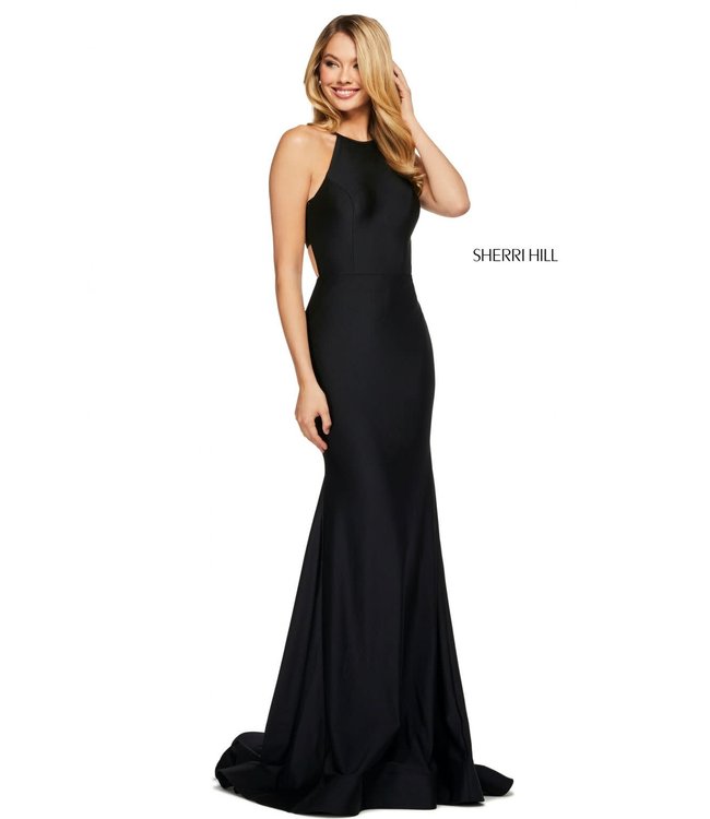 Sherri Hill 53663 Robe ajustée en jersey