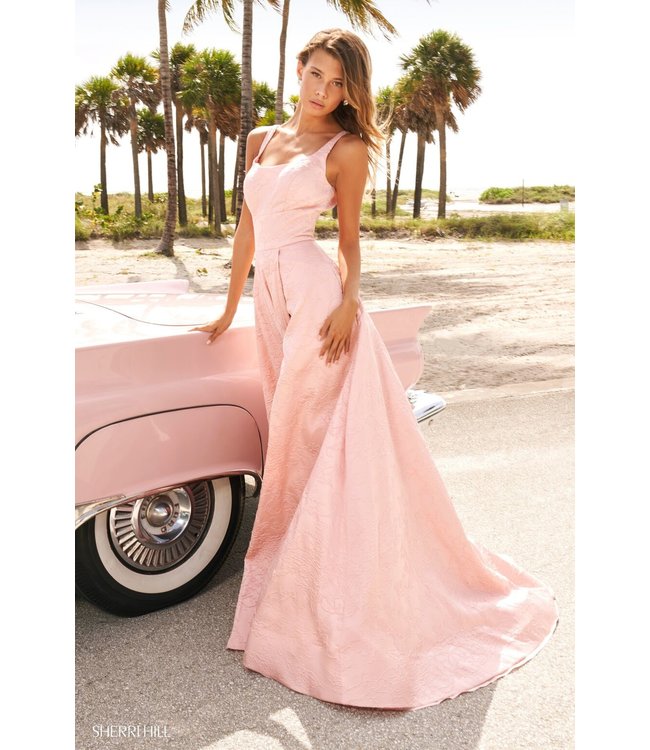 54304 Robe texturé avec motifs