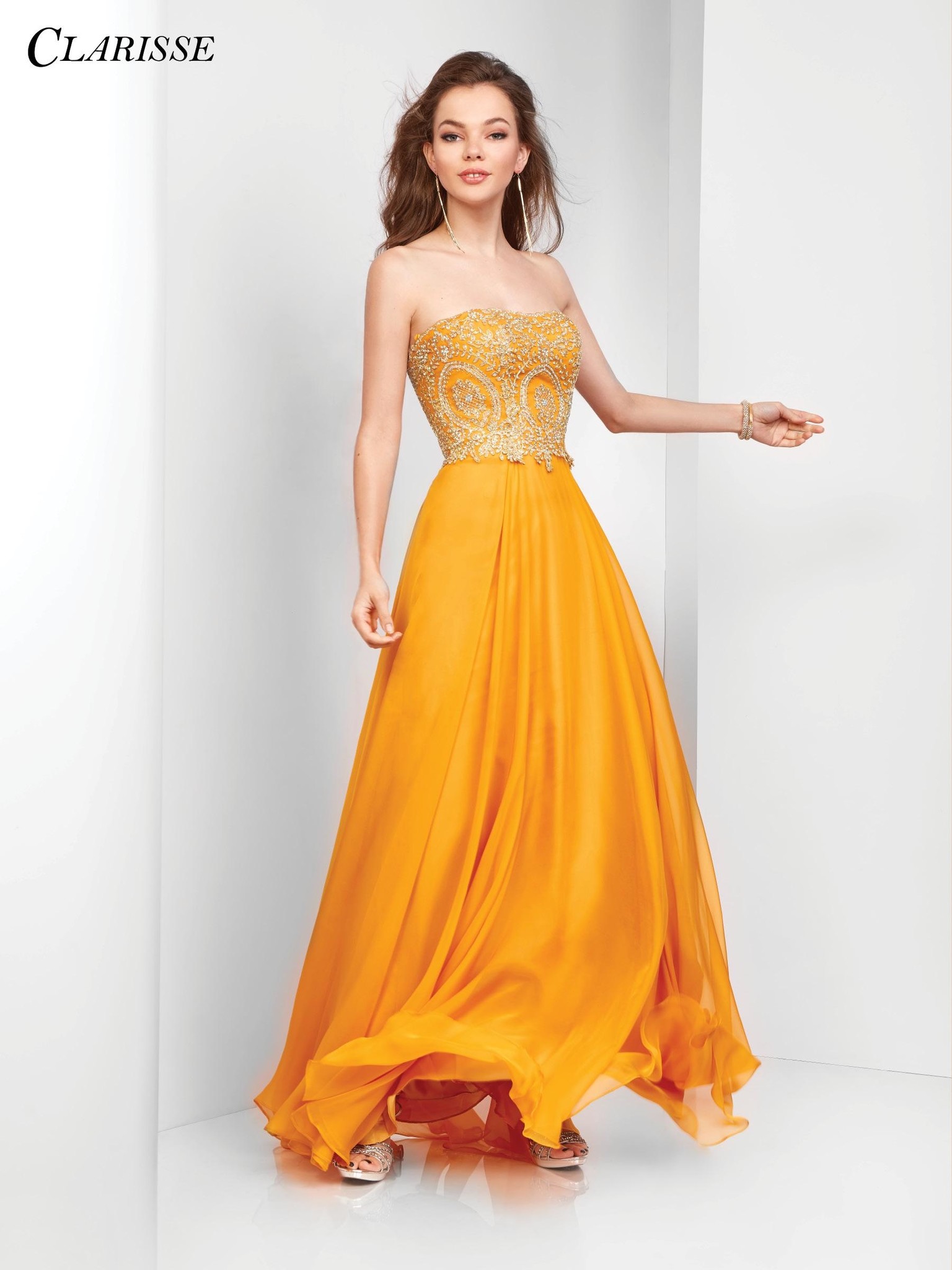 Robe bustier jaune outlet