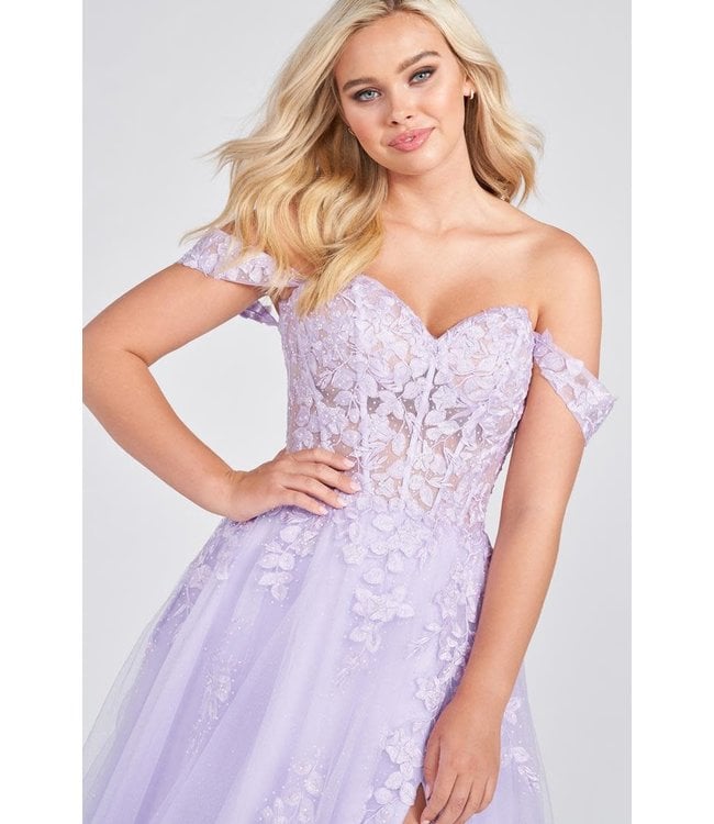 122009 Lilac Robe corset en A