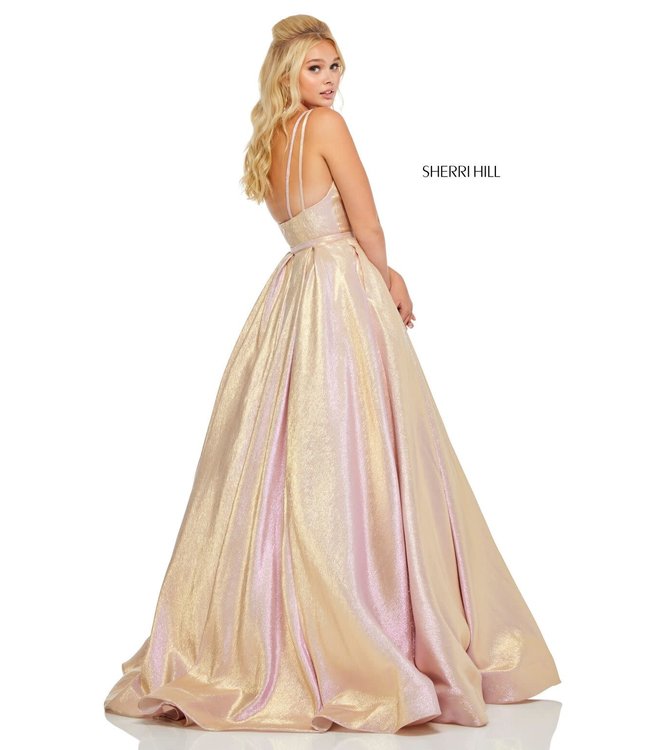 52755 Rose Gold Robe en A scintillante