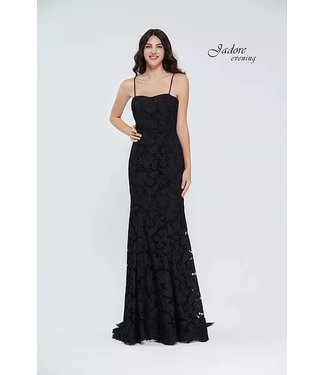 J20021 Black Ajustée en dentelle