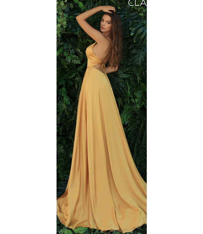 810282 Gold en satin