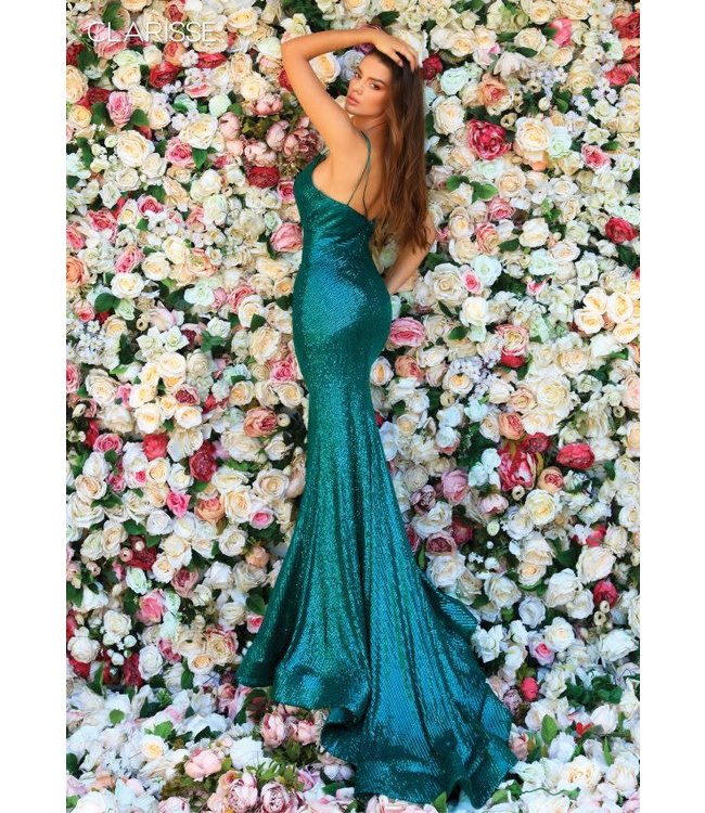 810110 Vert Foret Ajustée et scintillante