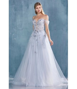 6280 Paris Blue corset  et jupe en A