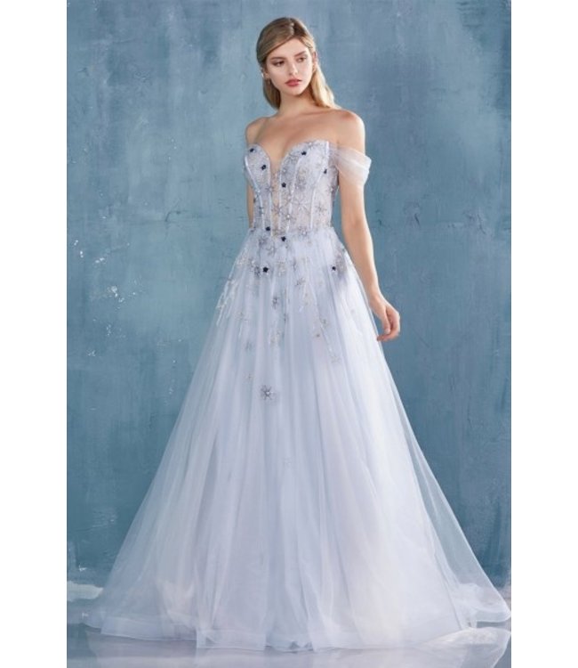 6280Paris Blue corset et jupe en A