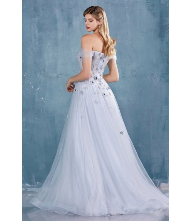 6280Paris Blue corset et jupe en A