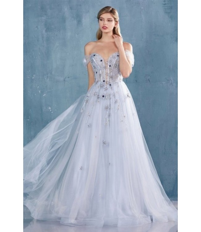 6280Paris Blue corset et jupe en A