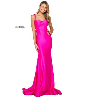 53906 Robe ajustée Fushia