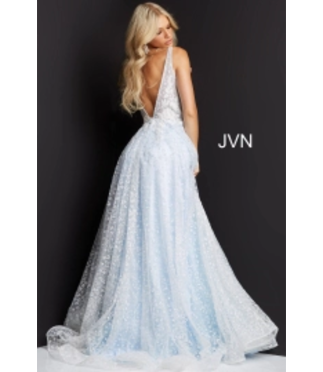 08421 Robe Fluide Brillante Rose Pâle