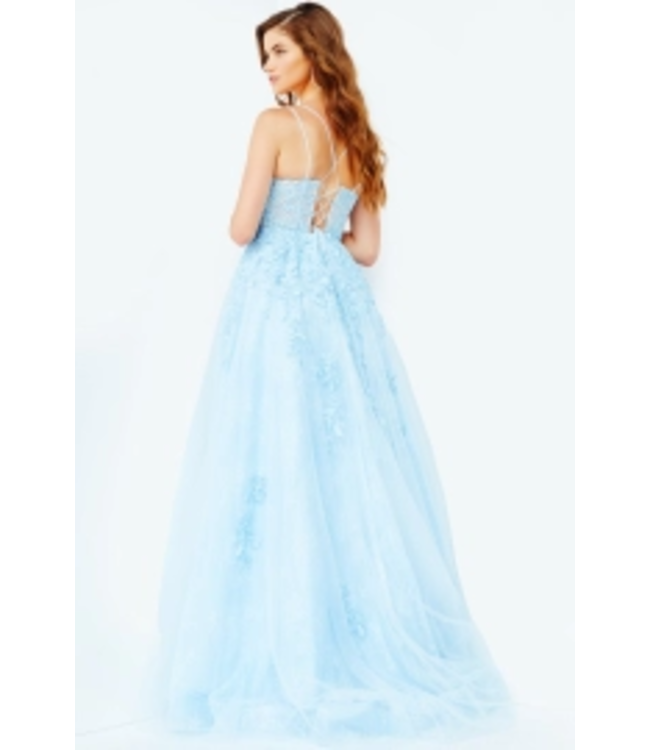 06644 Robe À Dos Lacé Lilas