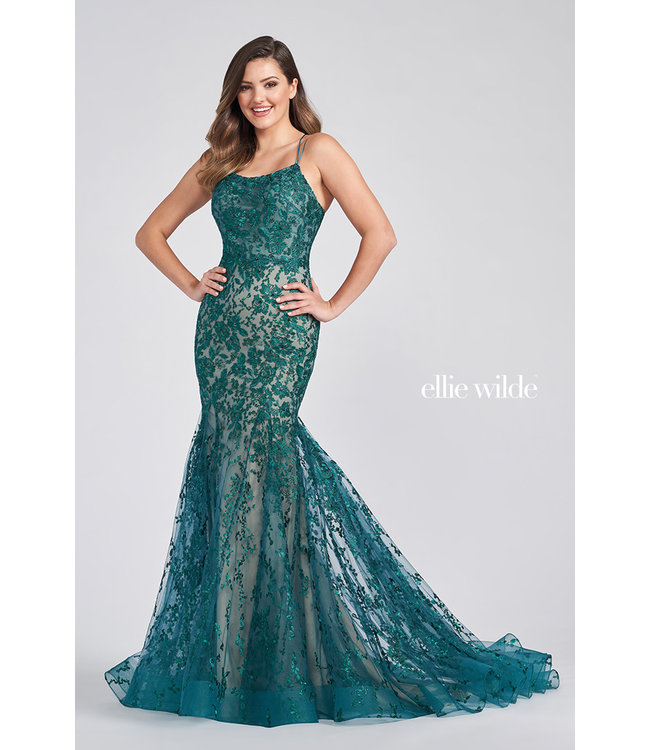 122032 Red Robe Sirène En Dentelle Rouge