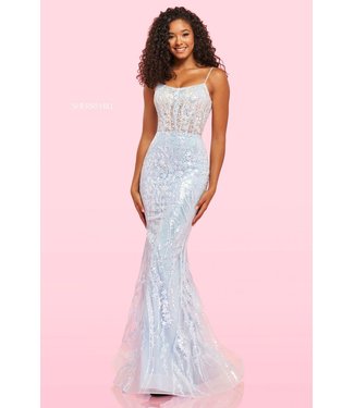 54275 Robe À Corset Et Dentelle Rouge