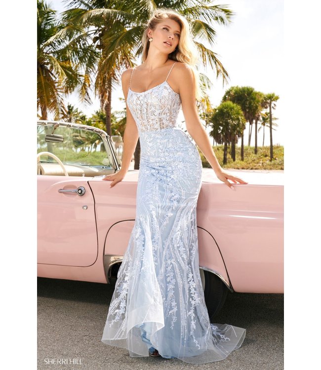 54275 Robe À Corset Et Dentelle Rouge