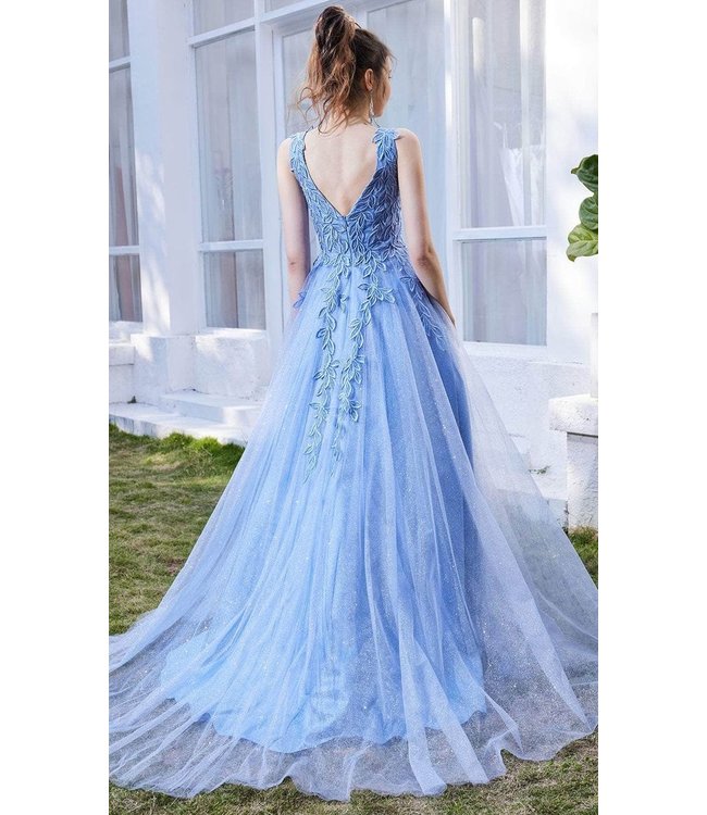 J21032 Robe Dentelle Coupe En A Dove