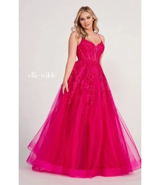 34036 Robe En Tulle Magenta