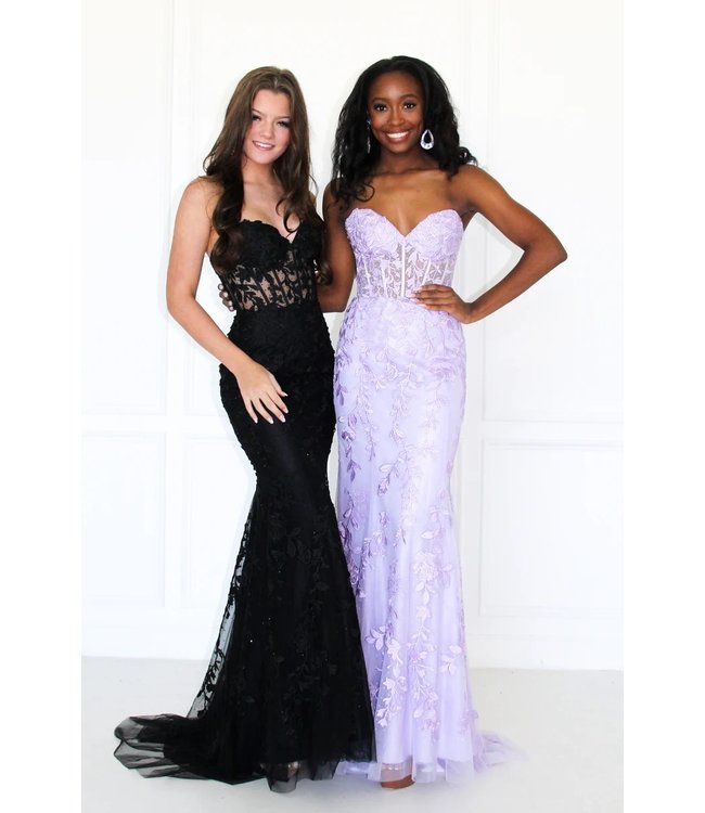 Sherri Hill 54227  Robe À Corset Lilas